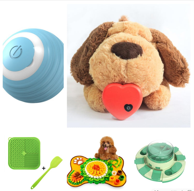 Smart Bounce Ball for Dogs & Cats (USB Rechargeable)