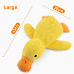 Jouet Apaisant Premium pour Animaux de Compagnie en Forme de Canard