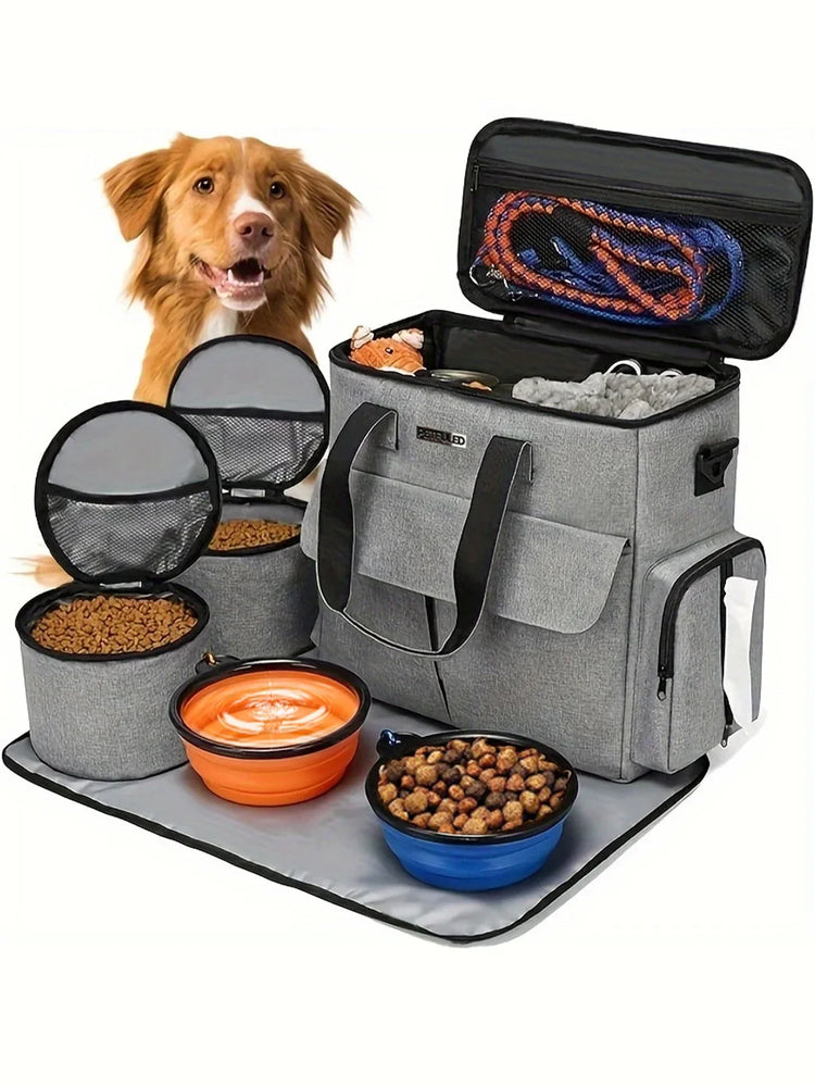 Lot de 6 organiseurs de voyage pour chien (Approuvé par les compagnies aériennes)