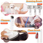 Kit de Toilettage pour Animaux 6-en-1 avec Aspiration Puissante pour Chiens et Chats