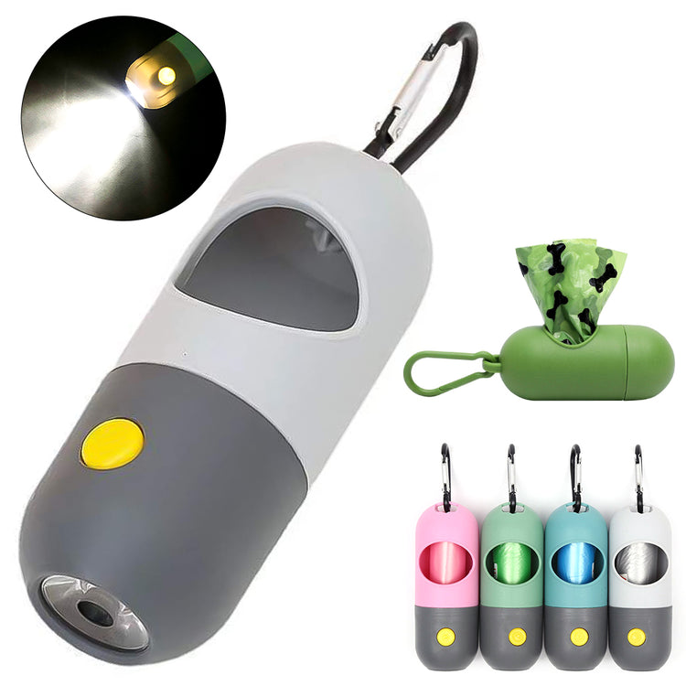 Distributeur de sacs à déjections canines à LED