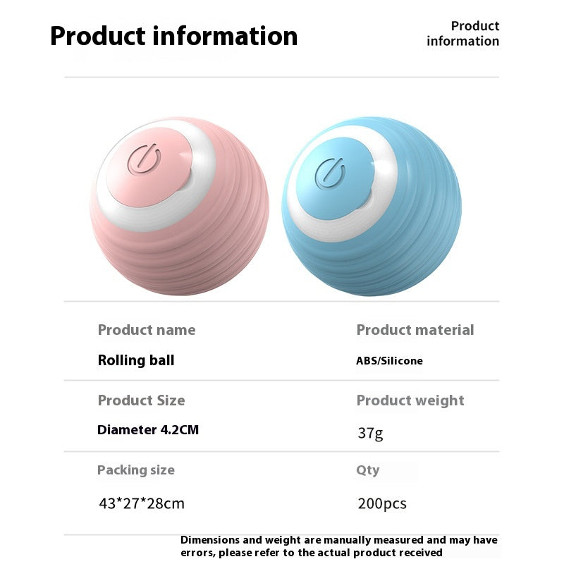 Smart Bounce Ball for Dogs & Cats (USB Rechargeable)
